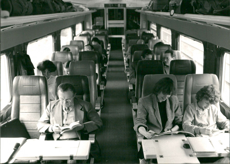 T G V 2nd class - Vintage Photograph