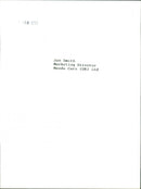 Jan Smith - Vintage Photograph