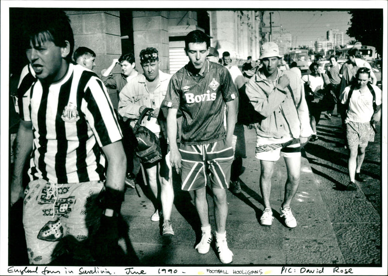 Football Hooligans - Vintage Photograph