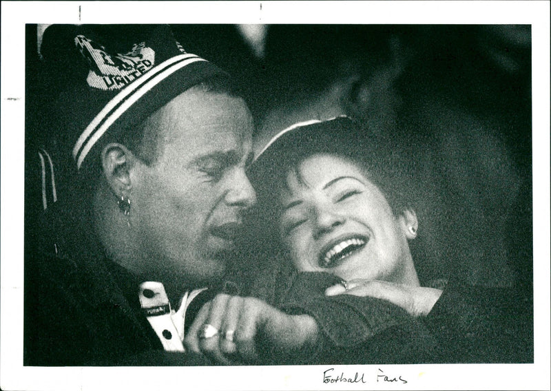 Football Fans - Vintage Photograph