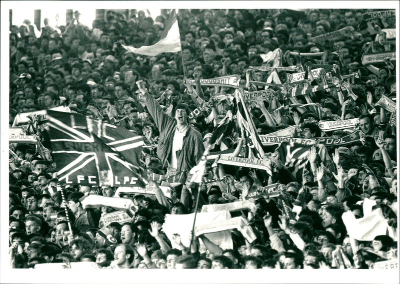 Football Fans - Vintage Photograph