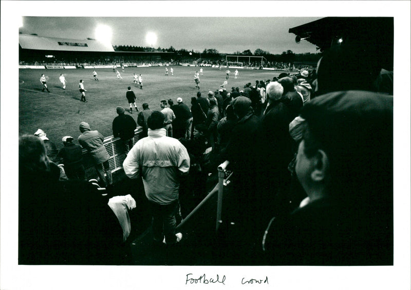 Football crowd - Vintage Photograph