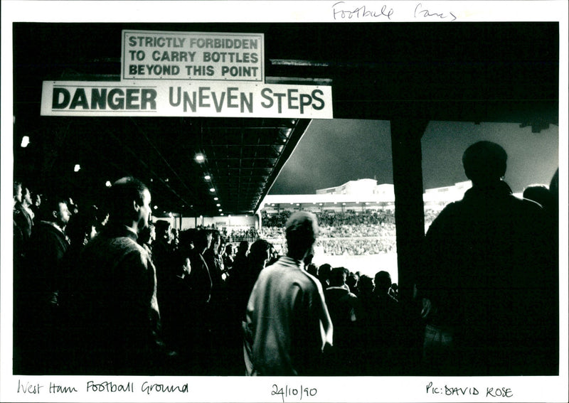 Football Fans - Vintage Photograph