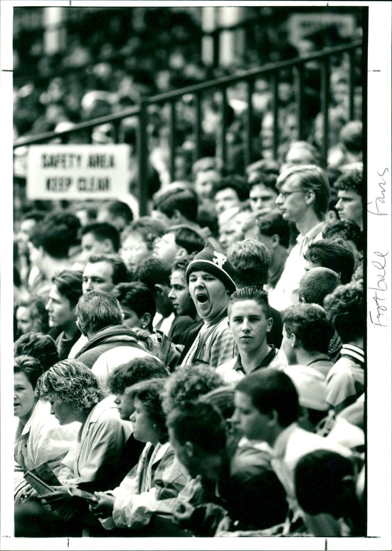 Football Fans - Vintage Photograph