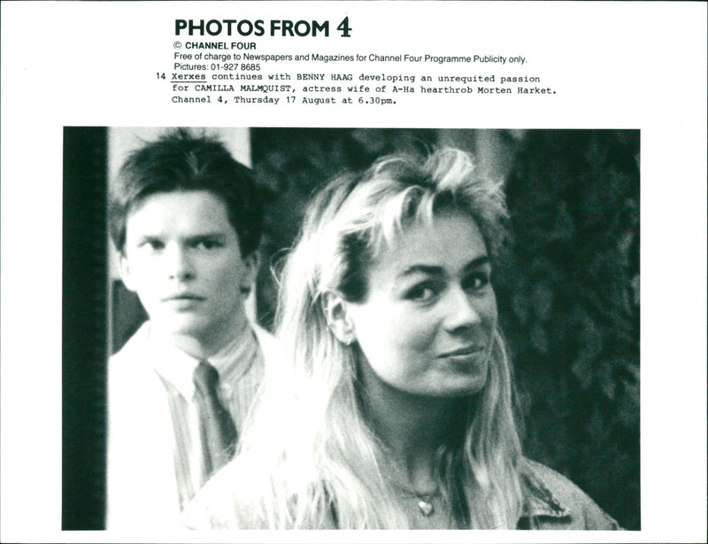 Benny Haag and Camilla Malmquist - Vintage Photograph