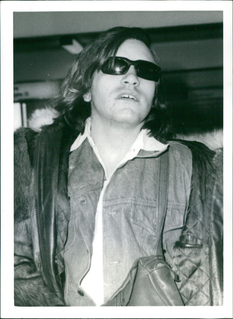 Blind musician Jose Feliciano in London - Vintage Photograph