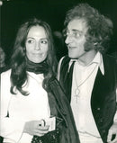 Marty Feldman and his wife Loretta. - Vintage Photograph