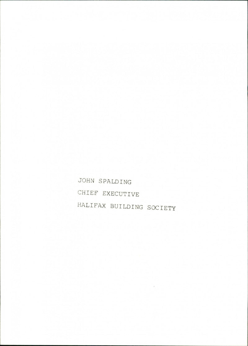 John Spalding - Vintage Photograph