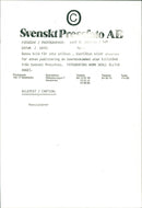 OTHE TELEPHONE PEONT DISCLOSED IMAGE LEIF JANSSON STAR DUKE JOHN WIFE - Vintage Photograph