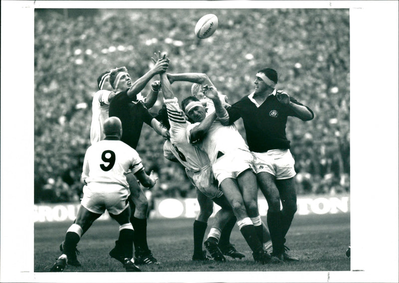 Rugby-Scotland - Vintage Photograph