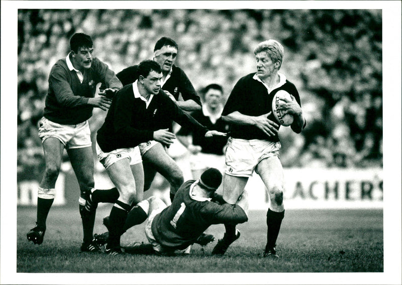 Rugby-Scotland - Vintage Photograph