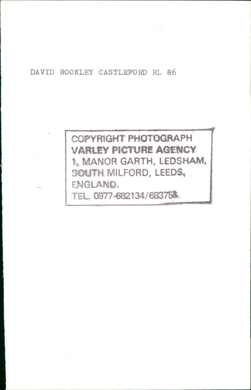 David Rookley - Vintage Photograph