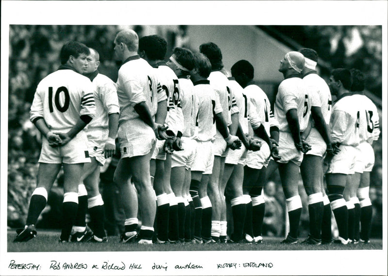 Rugby: England - Vintage Photograph