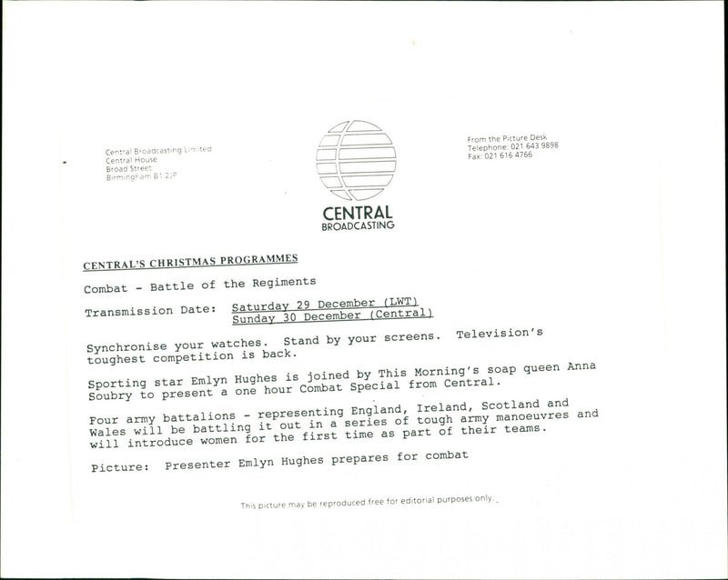 Emlyn Hughes - Vintage Photograph