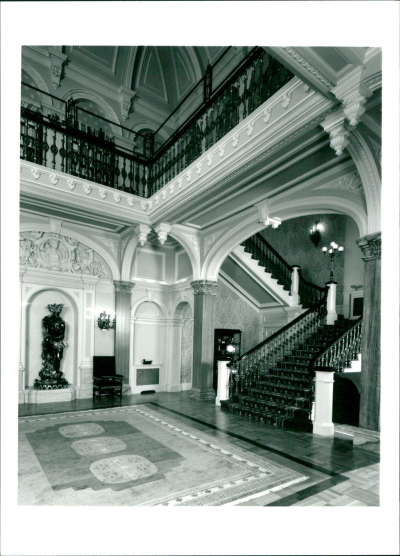 The home of the late Robert Maxwell - Vintage Photograph