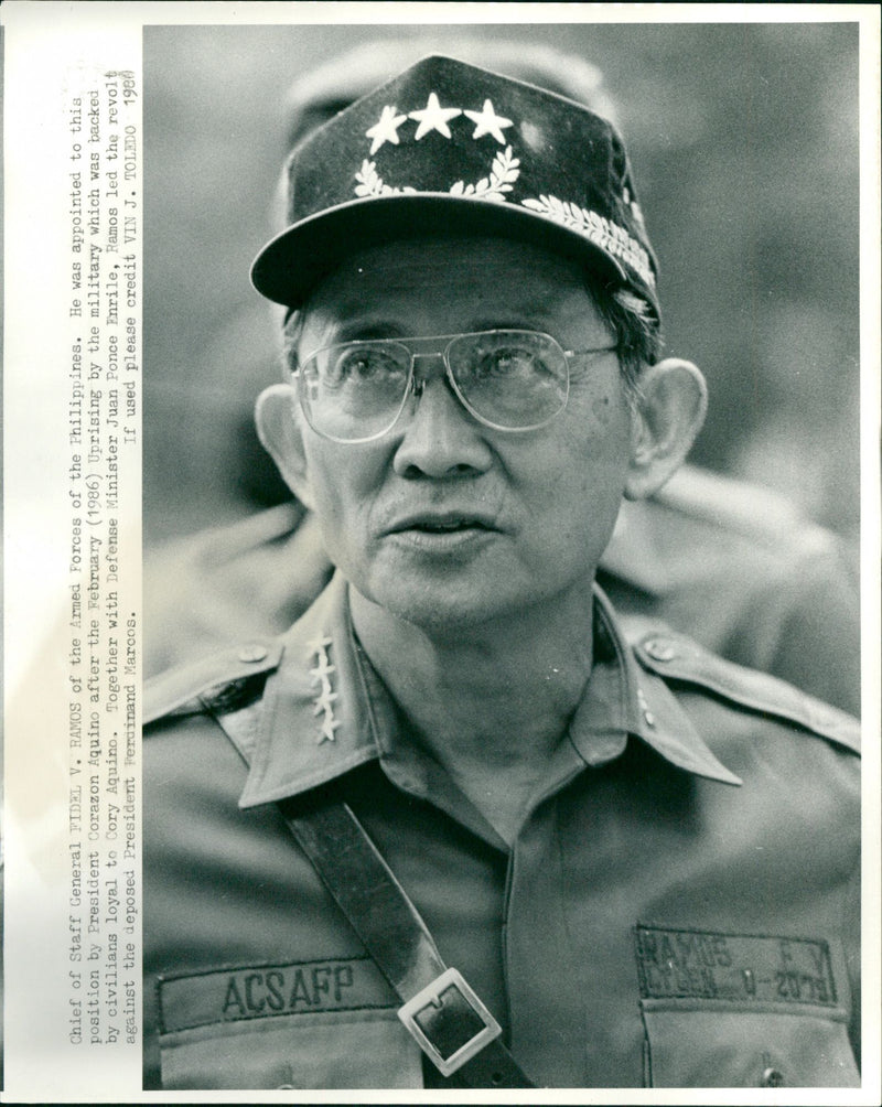 Fidel Ramos - Vintage Photograph