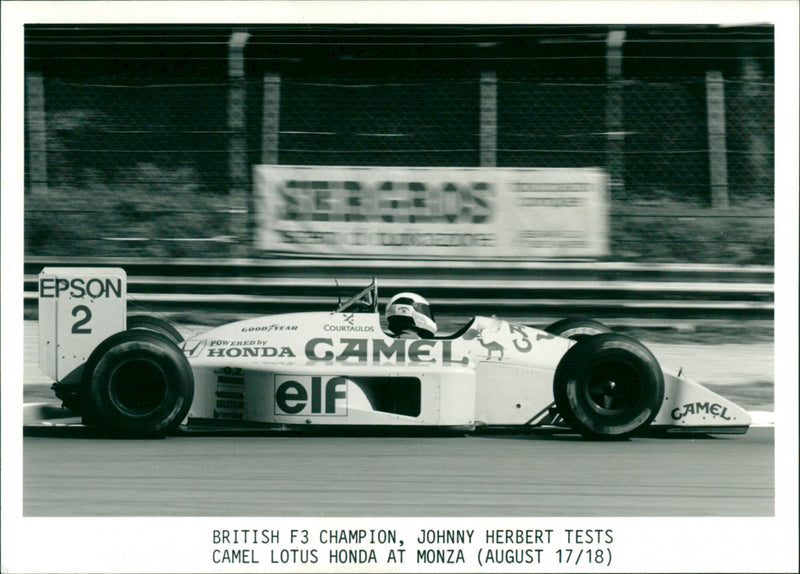 Johnny Herbert - Vintage Photograph