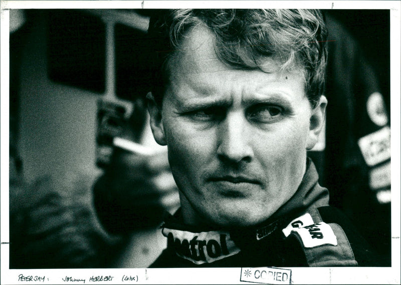 Johnny Herbert - Vintage Photograph