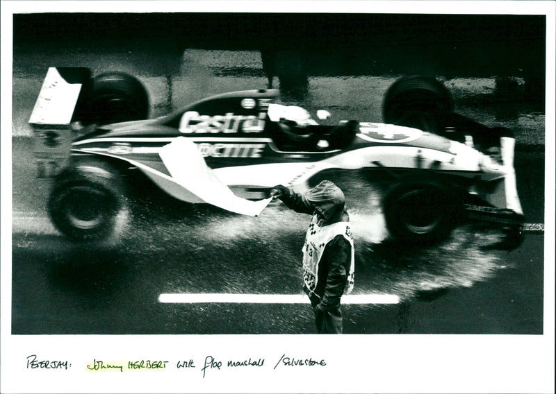 Johnny Herbert - Vintage Photograph