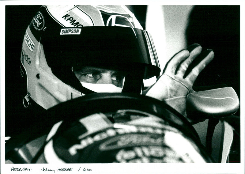 Johnny Herbert - Vintage Photograph