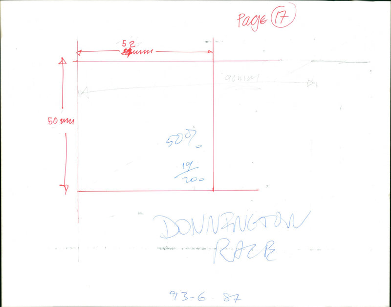 Donnington Race - Vintage Photograph