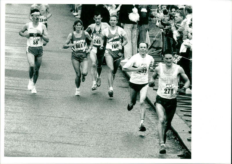 London Marathon 1990 - Vintage Photograph