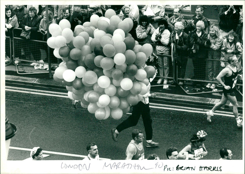 London Marathon 90 - Vintage Photograph