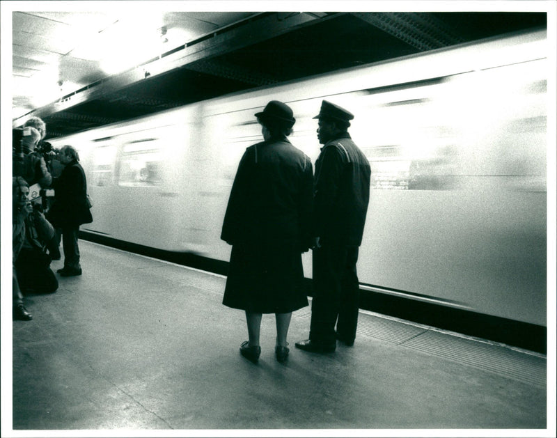 London Underground Uniforms - Vintage Photograph