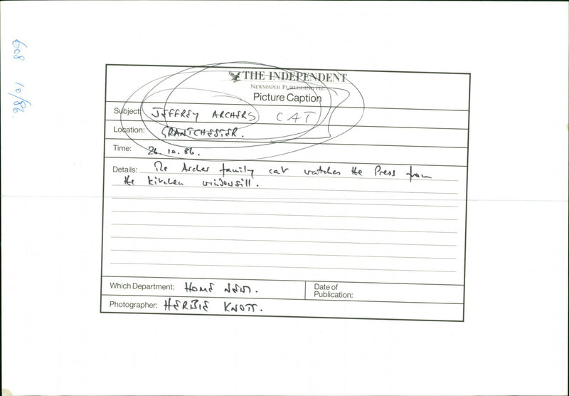 Jeffrey Archer - Vintage Photograph