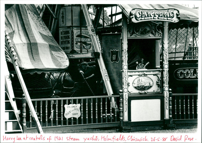 1921 Steam Yacht - Vintage Photograph