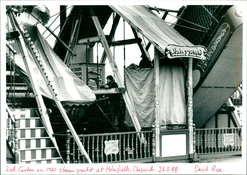 1921 Steam Yacht - Vintage Photograph