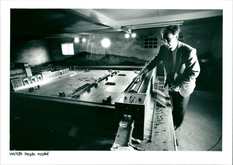 Herod's Temple Model - Vintage Photograph