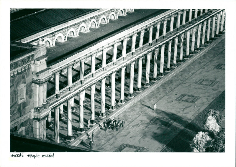 Herod's Temple Model - Vintage Photograph