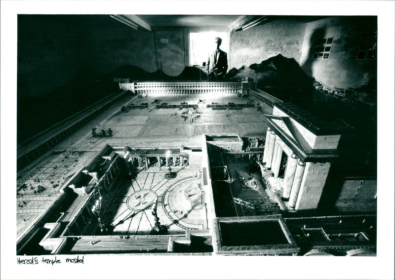 Herod's Temple Model - Vintage Photograph
