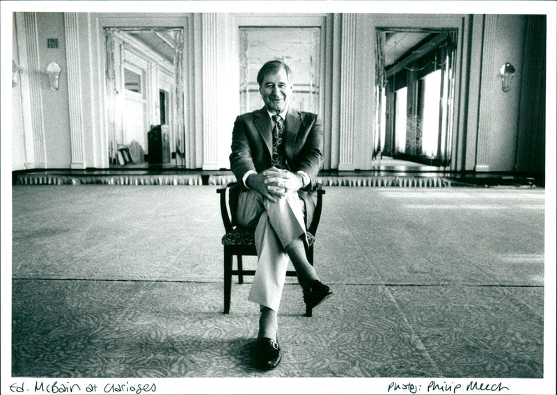 Ed McBain - Vintage Photograph