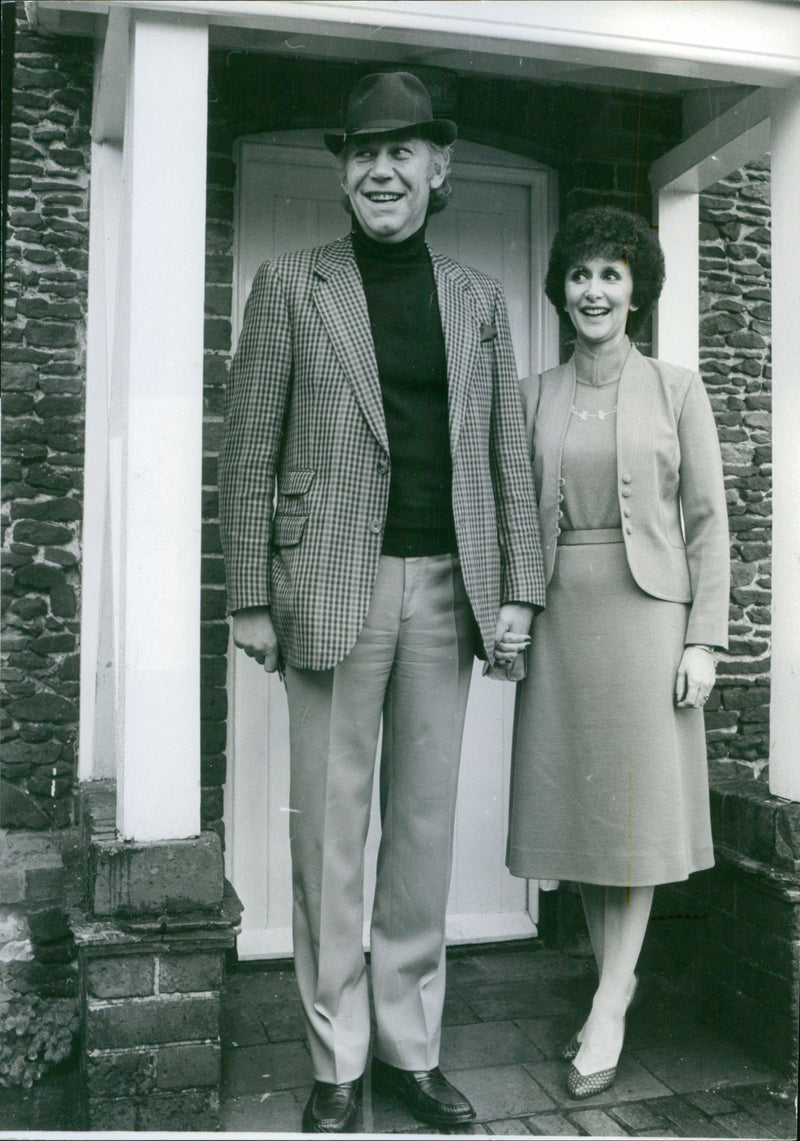 Christopher Brocklebank-Fowler with Mary Berry - Vintage Photograph