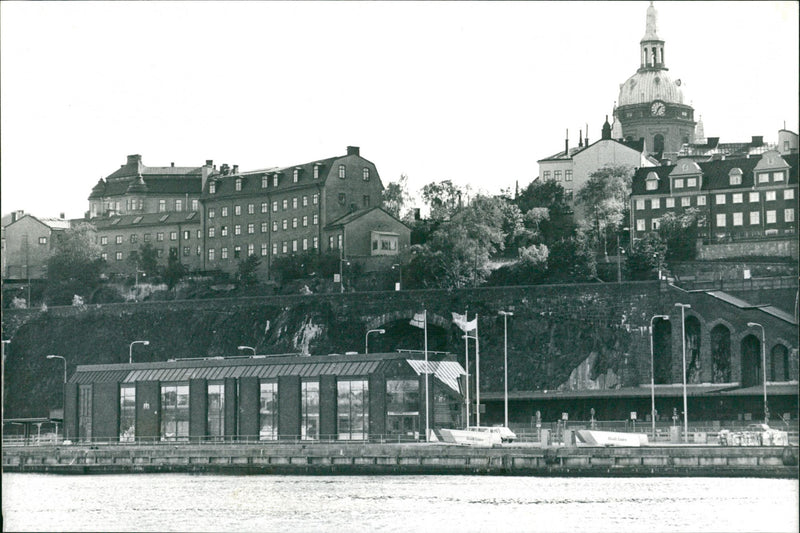 The terminal at Stadsgården - Vintage Photograph