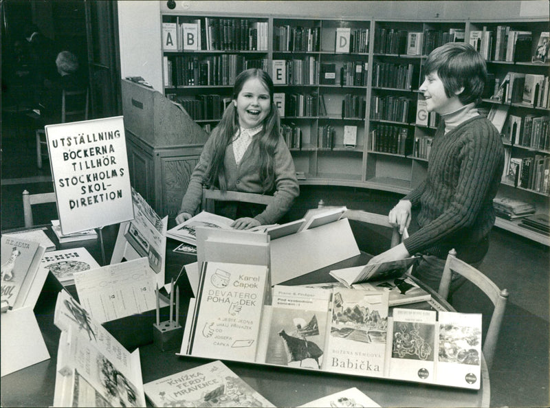 City Library, Maria Helena, and Titos Toledano - Vintage Photograph
