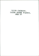 Keith Crossan - Vintage Photograph