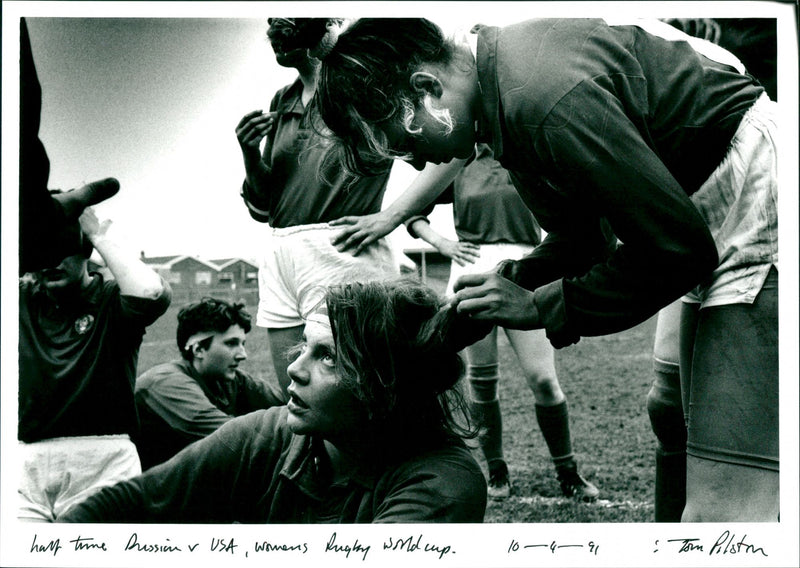 Women's Rugby World Cup '91 - Vintage Photograph