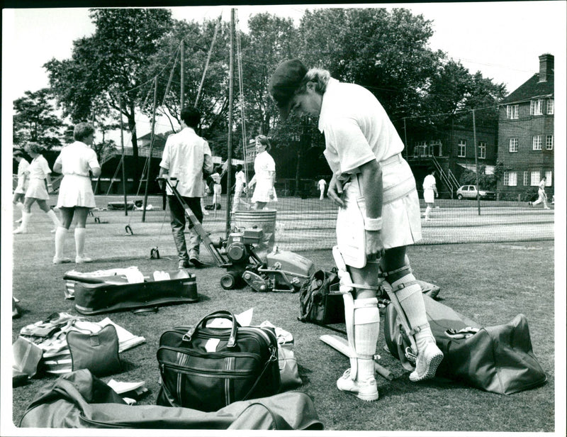 Women's Cricket - Vintage Photograph