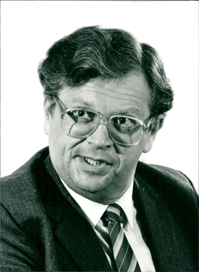 The New Zealand politician and Prime Minister David Lange - Vintage Photograph