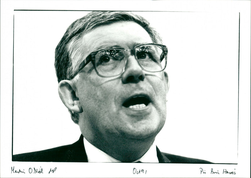 Martin O'Neill MP - Vintage Photograph