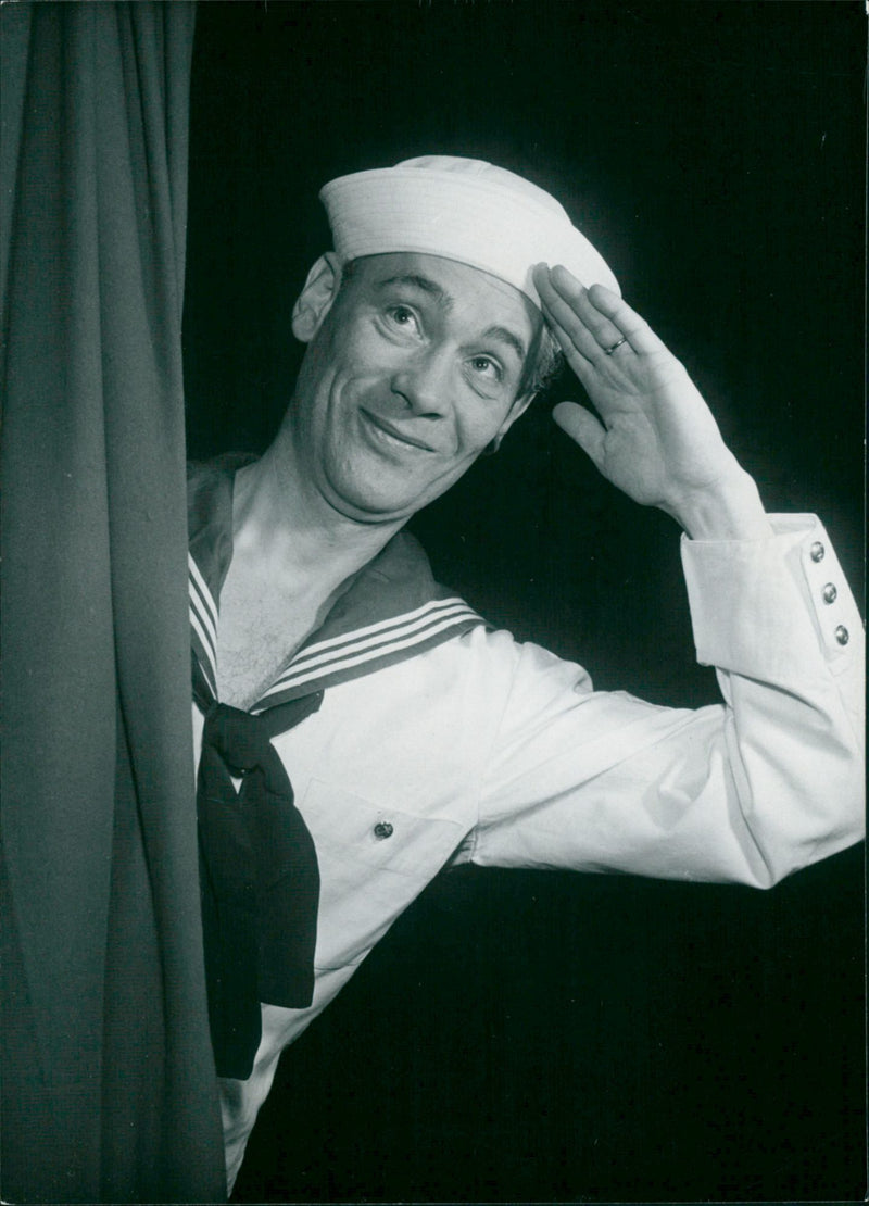 Egon Larsson in "Blue Jackets" at Oscars - Vintage Photograph