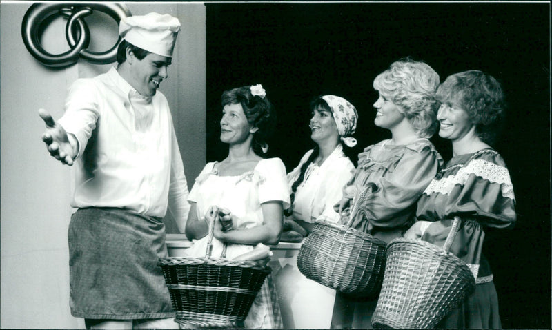 Evert Taube musical "I come from a roaring 'sea' at SÃ¶dra Teatern - Vintage Photograph