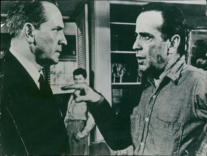 Fredric March and Humphrey Bogart - Vintage Photograph