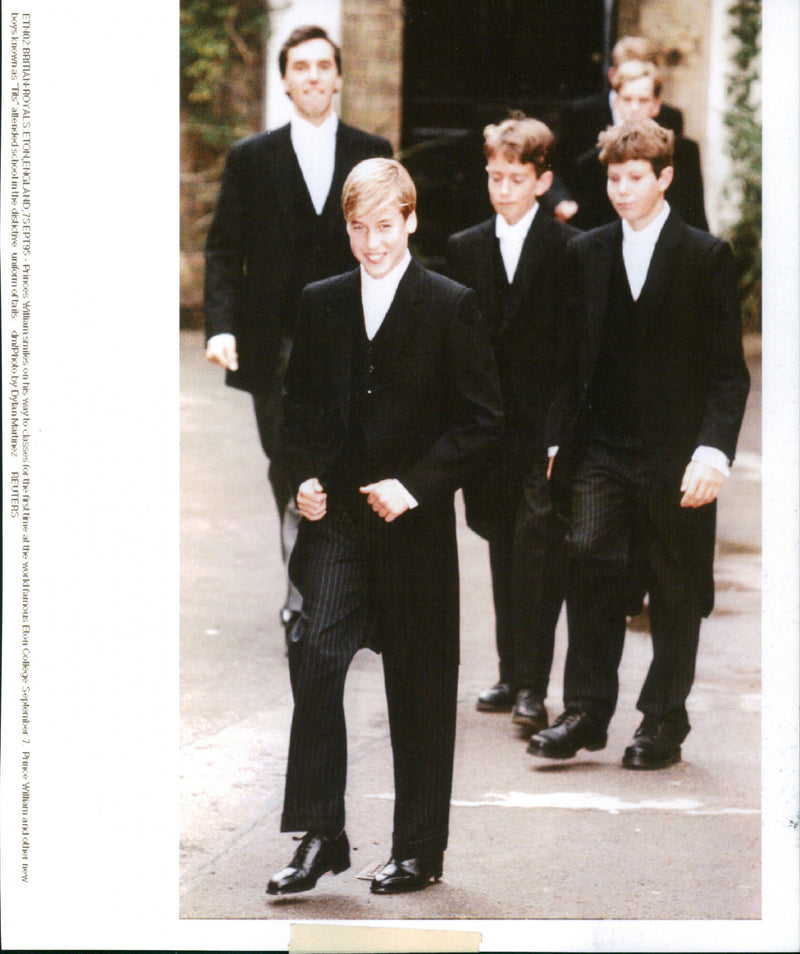 Prince William, Duke of Cambridge at Eton College - Vintage Photograph