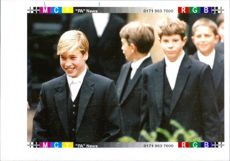 Prince William, Duke of Cambridge in Eton College - Vintage Photograph