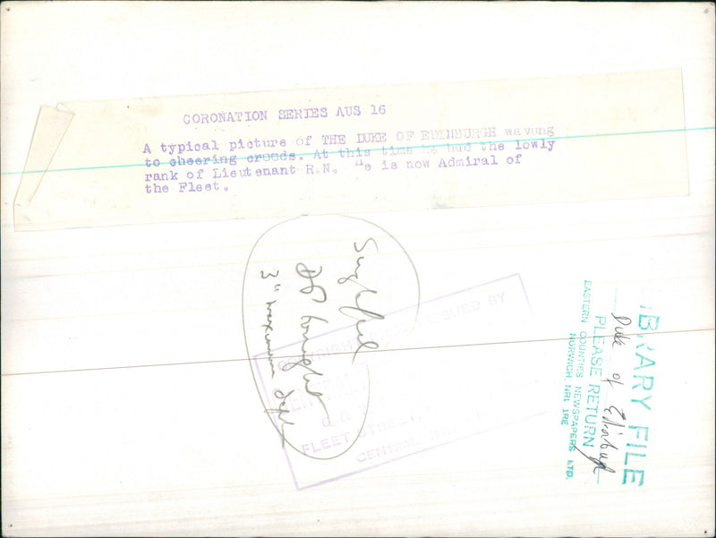 Duke of Edinburgh - Vintage Photograph