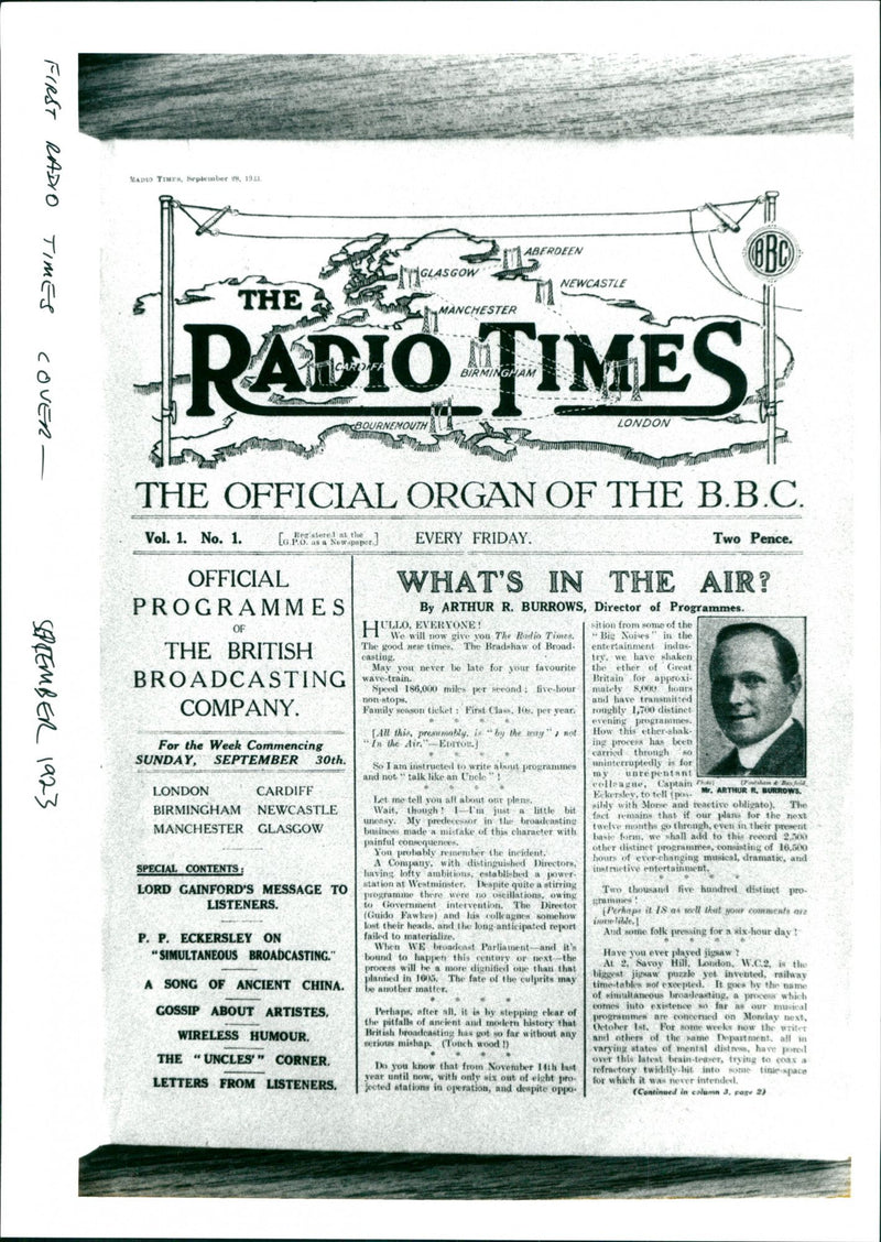 WRITER BRITISH CHINA PLAYED BRITAIN - Vintage Photograph